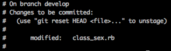 git add を取り消すgit reset HEAD