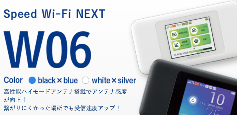 wimaxのw06